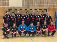 Mannschaftsfoto Berliner Handballer Männer I HSG Kreuzberg 2017/18